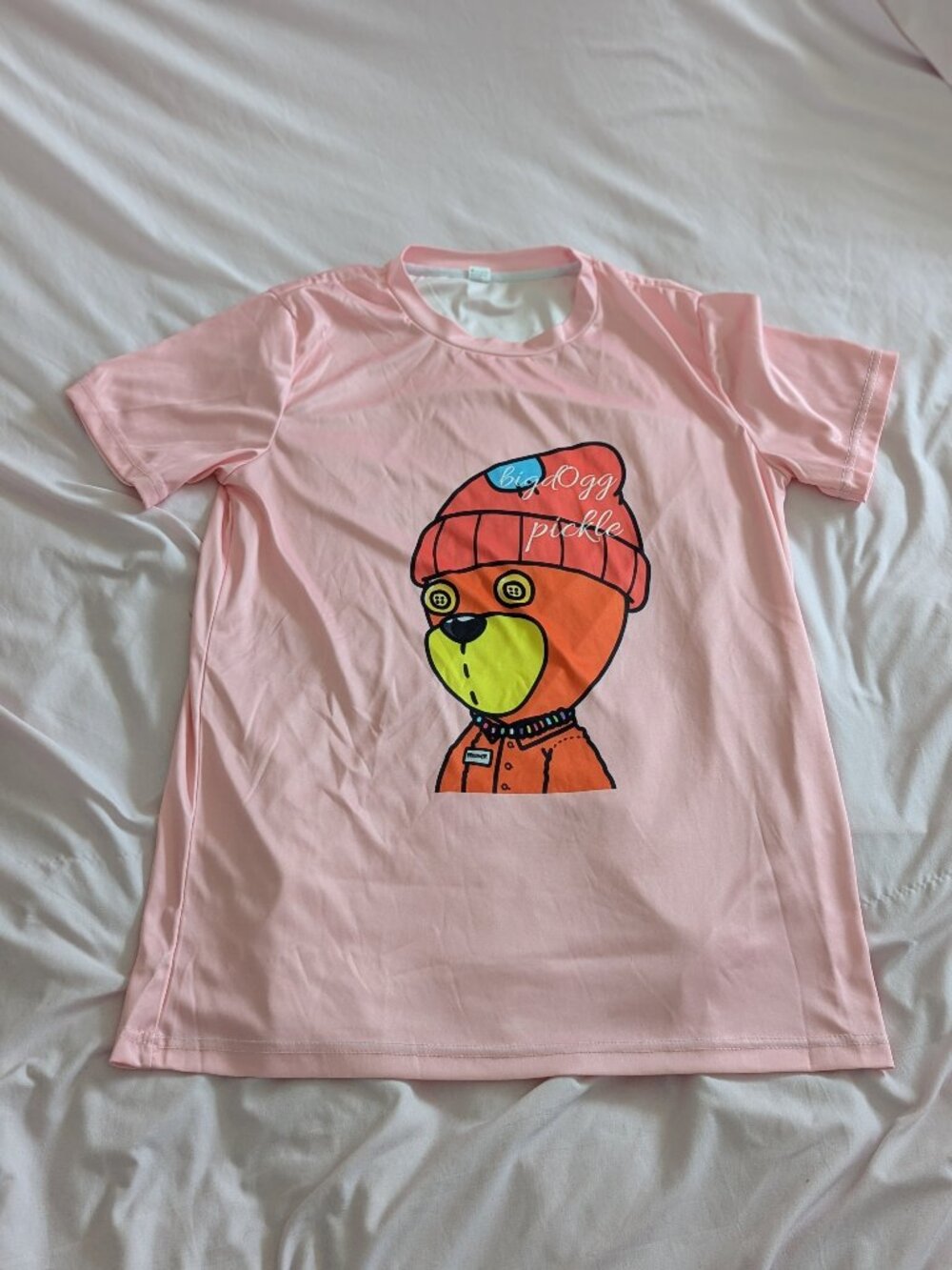 bigd0gg pickle x inBetweeners Pink Graphic Short Sleeve Tee S